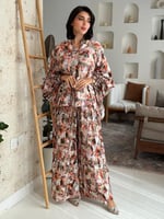 طقم قطن بطبعة