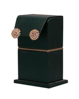 حلق زركون ذهبي تصميم كروي | سيزون