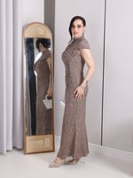 فستان مكسي جالكسي