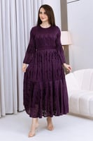 فستان ميدي موف بطبعه