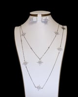 طقم سلسال حلق طويل