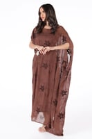 جلابية بني داكن