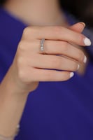 فستان كريب أزرق