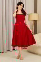 فستان ميدي فوشي