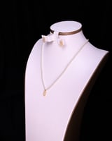 طقم سلسال حلق لؤلؤ