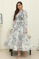 فستان ماكسي مطبوع