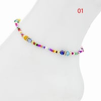 خلخال خرز ملون