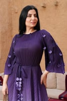 فستان ميدي أرجواني