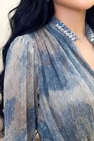 فستان مكسي متعدد الألوان