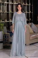 فستان لوريكس بليسية بهدب