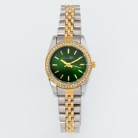 ساعة سيزون نسائية كلاسيك مرصعة بالكرستال