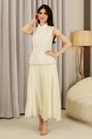 فستان ميدي اوف وايت