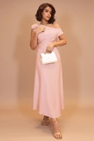 فستان ميدي لحمي