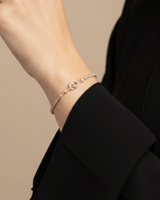 إسوارة تنس زركون ذهبية | سيزون