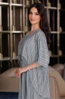 فستان لوريكس بليسية بهدب