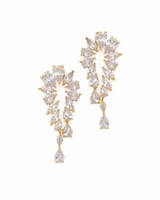 حلق كريستال انيق