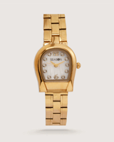 ساعه سيزون ذهبي مربع