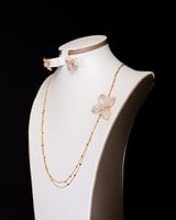 طقم سلسال حلق طويل