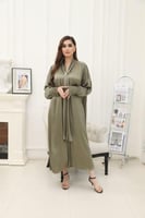 جلابية زيتي غامق