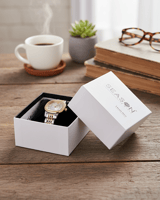 ساعة Two Tone مربعة للنساء | سيزون