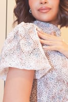 فستان ميدي بطبعة