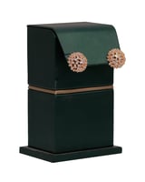 حلق زركون ذهبي تصميم كروي | سيزون