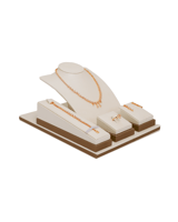 طقم زركون فاخر - 4 قطع متكاملة