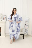 فستان فري سايز بطبعه سماوي