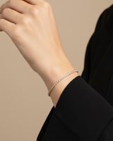 إسوارة تنس فضية كلاسيك | SEASON