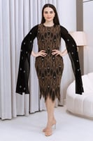 فستان جوبير ميدي أسود