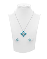 طقم بطابع الوردة