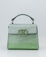 شنطة نسائية باللون الأسود/ألوان متعددة