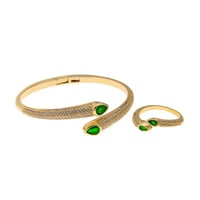 اسواره زركون مع الخاتم انثوية