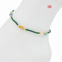 خلخال خرز ملون