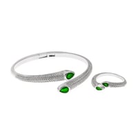 اسواره زركون مع الخاتم انثوية