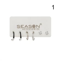 مجموعة حلق بأشكال متعددة