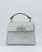 شنطة نسائية باللون الأسود/ألوان متعددة