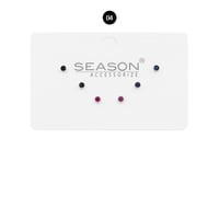 مجموعه حلقات بألوان مختلفة انيقة