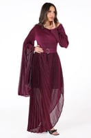 فستان ميدي فوشي