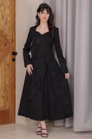 فستان ميدي أسود