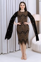 فستان جوبير ميدي أسود