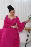 فستان كريب طويل