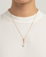 سلسال ذهبي ناعم زركون - لؤلؤ | سيزون