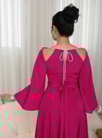 فستان كريب طويل