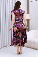 فستان ميدي بطبعه الأزهار