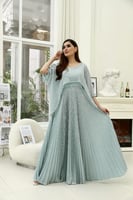 فستان لوريكس بليسية بهدب