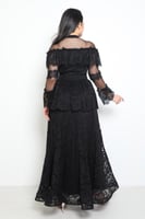 فستان دانتيل مكسي