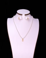 طقم سلسال حلق لؤلؤ