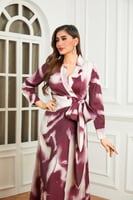 فستان بطبعه عصرية