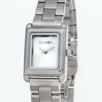 ساعة نسائية متألقة مربعه